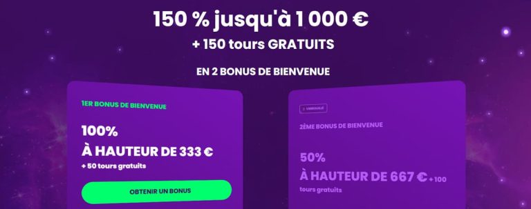 Rocket Casino bonus bienvenue