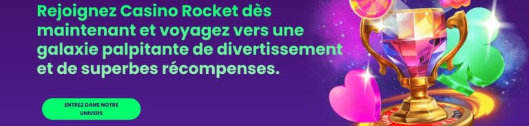 Rocket Casino inscription