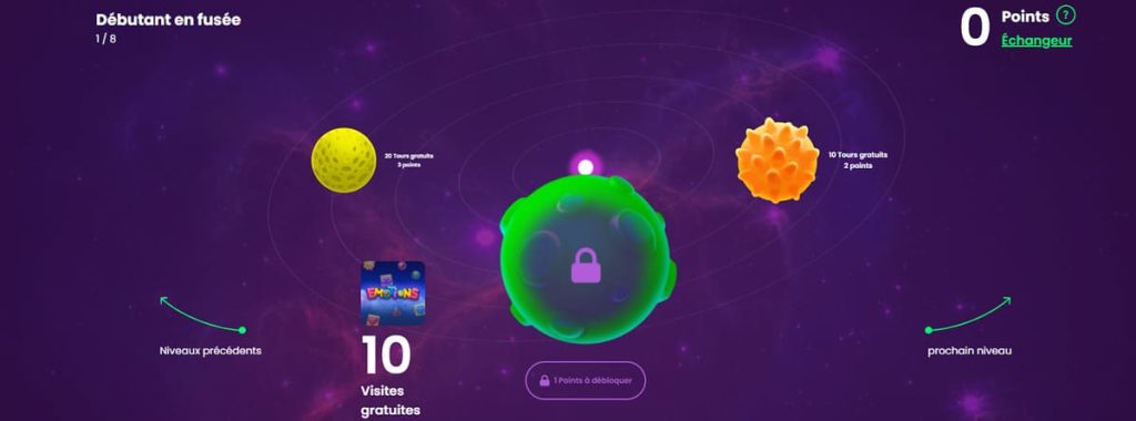 Rocket Casino programme fidélité